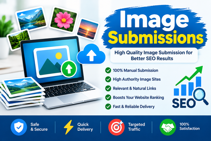 *100*High Quality Image Submission for SEO Backlinks | Manual Image Sharing Service**