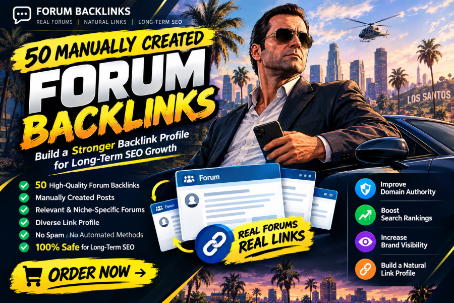 I Will Create 50 High Quality Forum Backlinks | Manual SEO Link Building