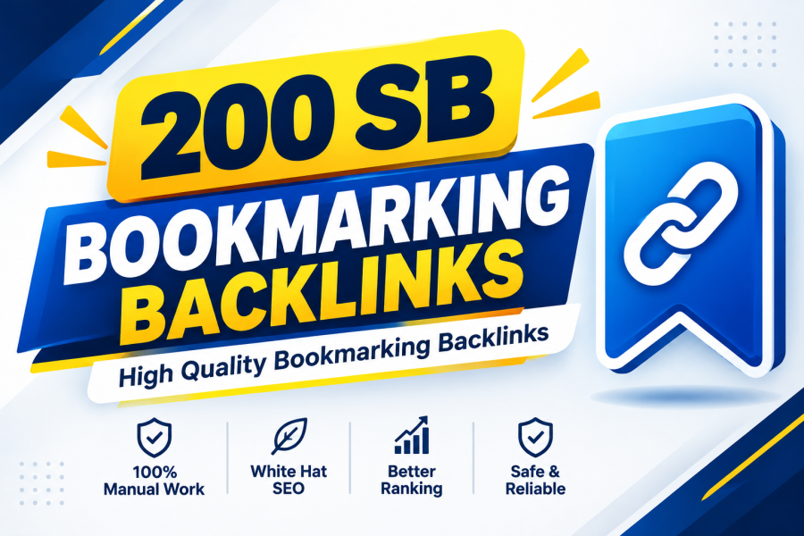 200 High Quality Bookmarking Backlinks for SEO