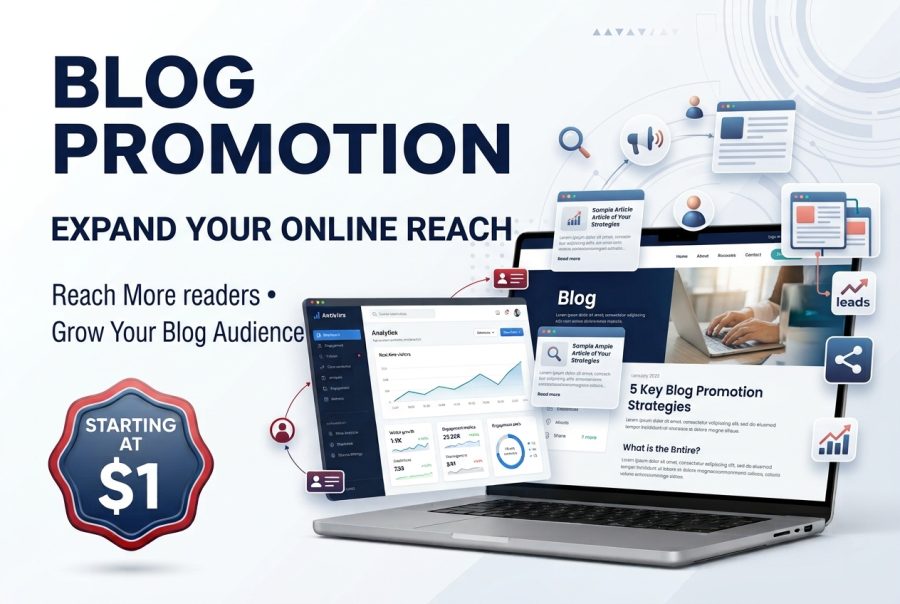 I will help promote your blog and expand its online reach