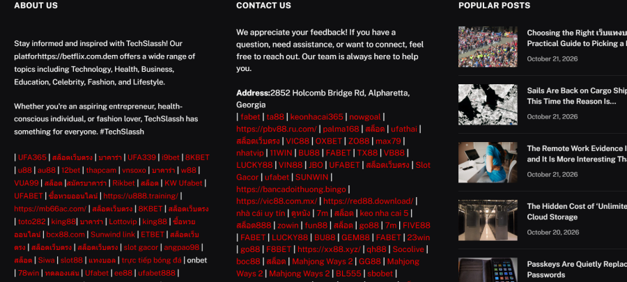 High Authority Footer Links on High Traffic Websites for Casino, Slots, Poker & More