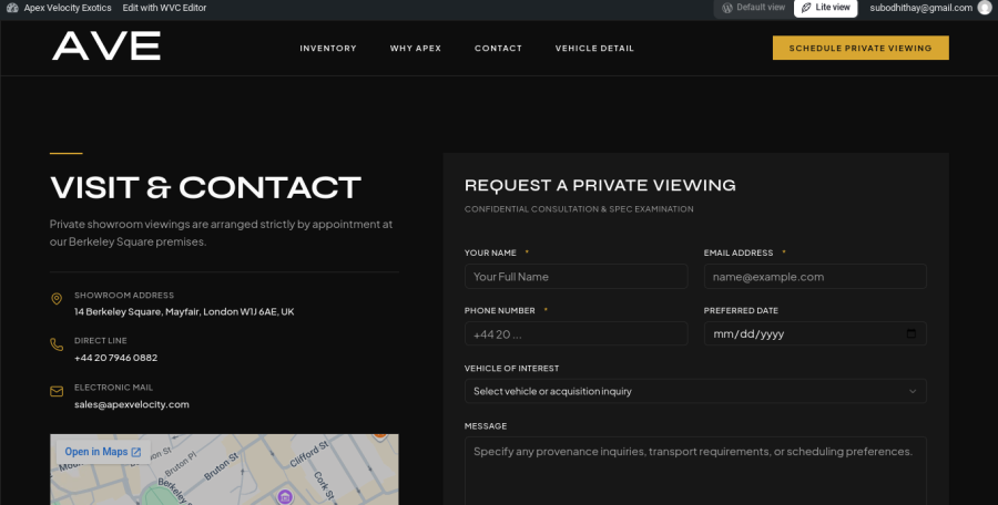 I will build a high converting luxury custom website for any business