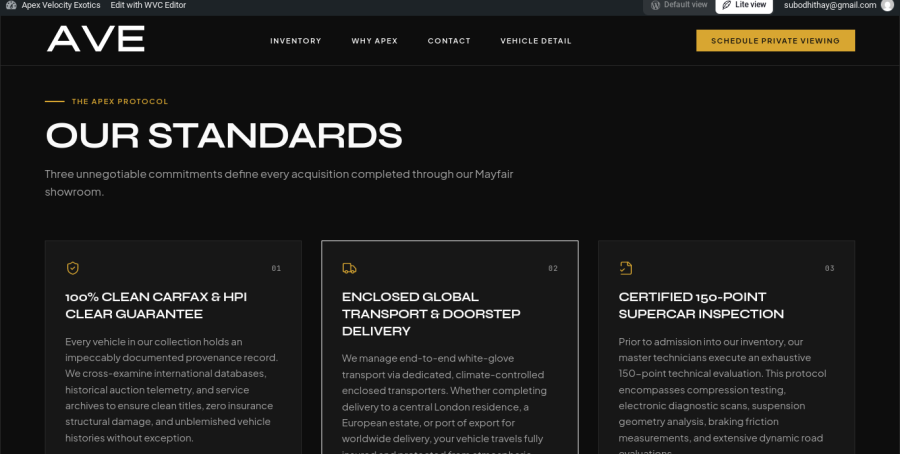I will build a high converting luxury custom website for any business