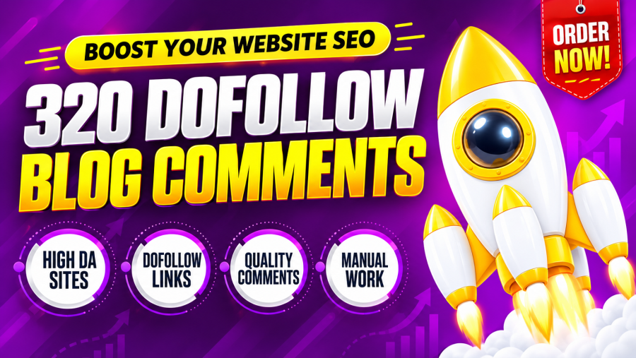 Build 320 Dofollow Blog Comment With High Quality Sites