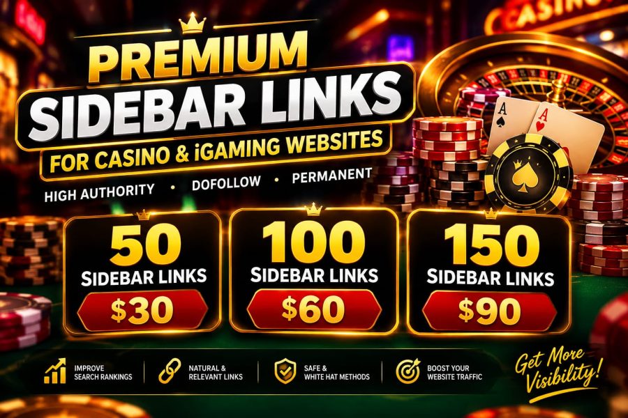 Premium Casino Sidebar Packages | High-Quality Casino Backlinks for SEO