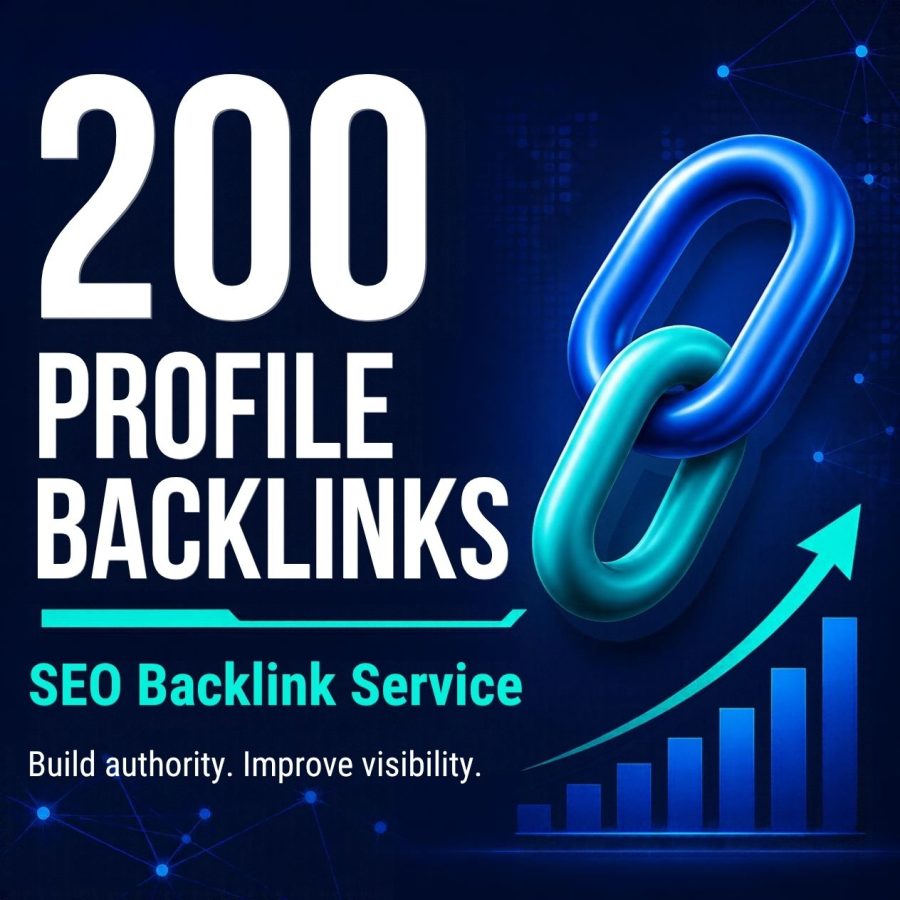 I Will Create 200 SEO Profile Backlinks With a Detailed Report