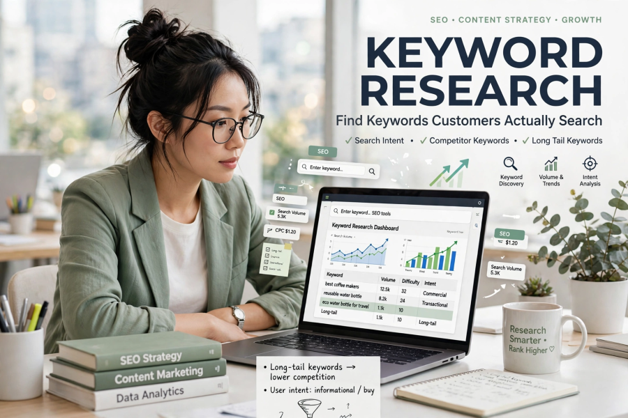 I will find profitable keywords your customers actually search for your website