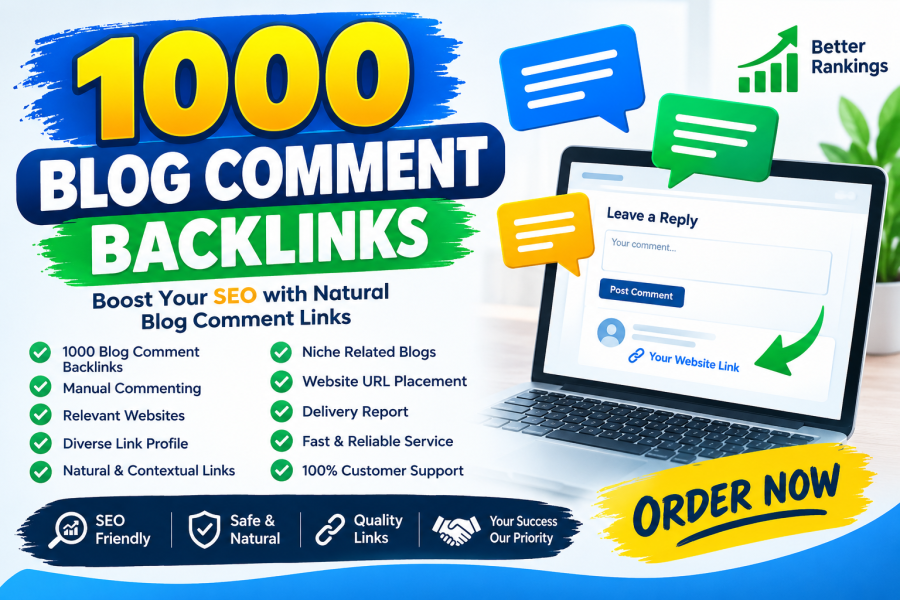 1000 Blog Comment Backlinks for SEO &ndash; Quality Link Building Service