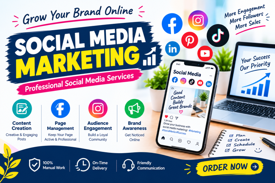 I Will Manage Your Social Media Accounts and Create Engaging Content