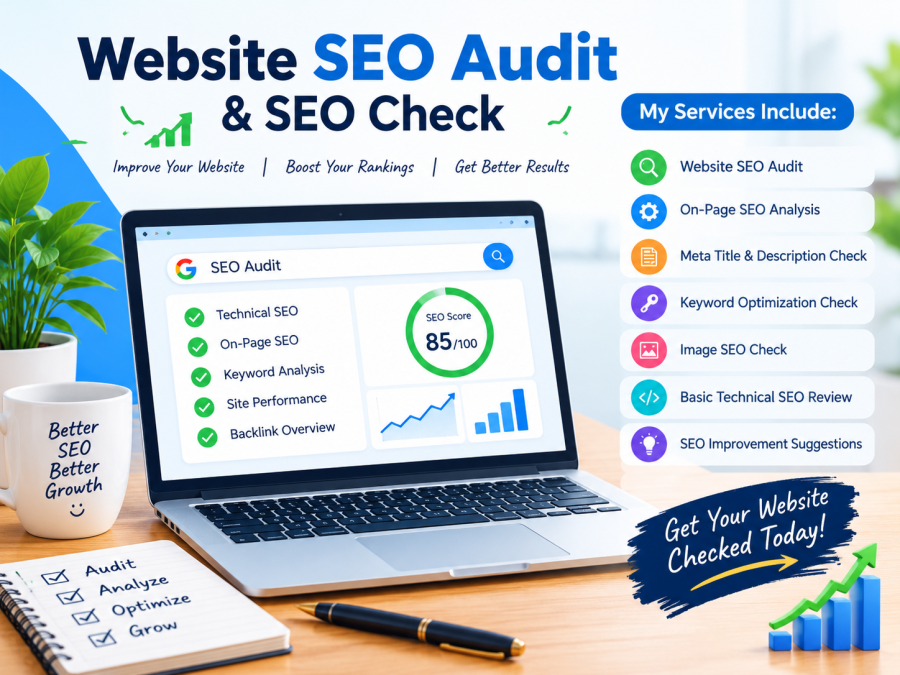 I will perform a professional website SEO audit and SEO check