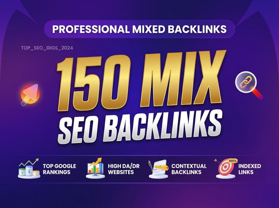 I will create 150 high authority mix backlinks for SEO ranking