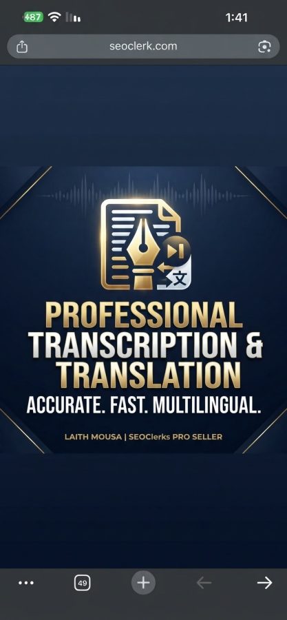 I will do professional audio transcription and translation
