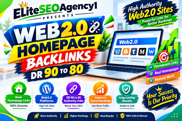 I will create 200 high authority web 2.0 backlinks with original content