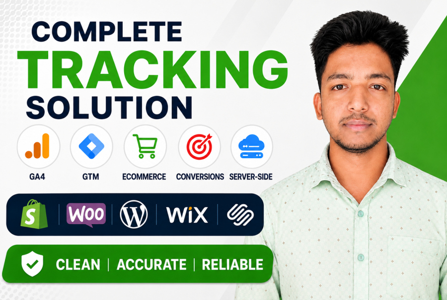 I will set up ga4 GTM ecommerce and server side tracking