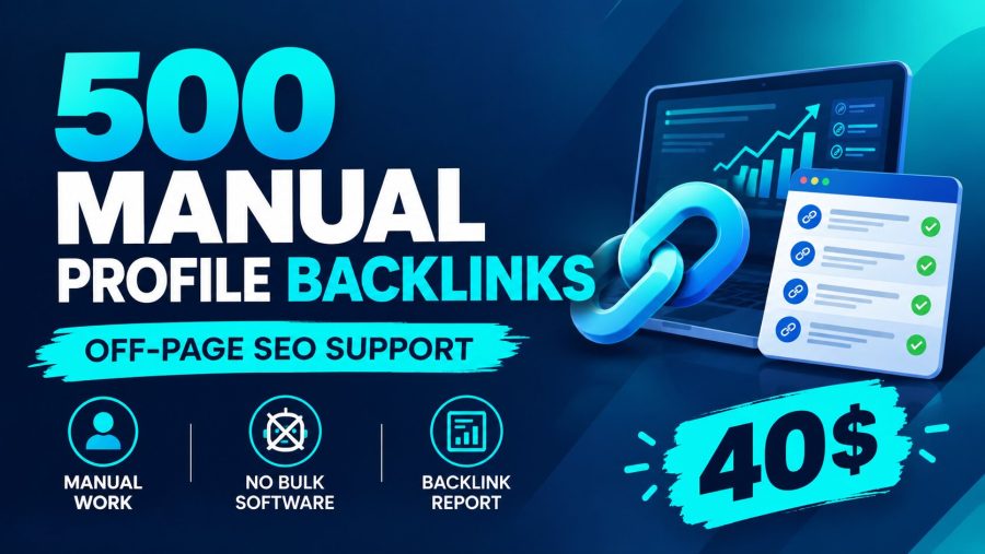 I Will Manually Create 500 Profile Backlinks for Your Website