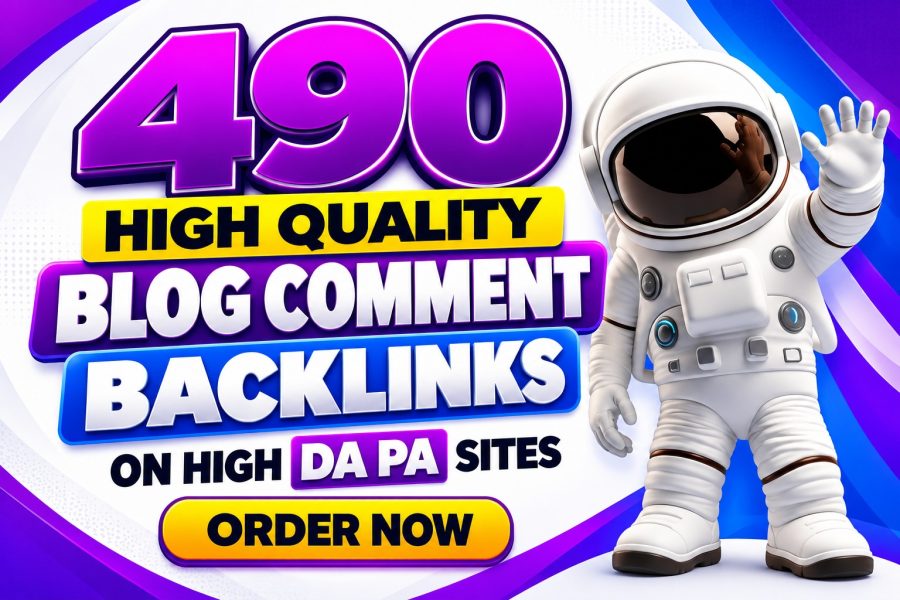490 Niche-Relevant Dofollow Blog Comment Backlinks for SEO Growth