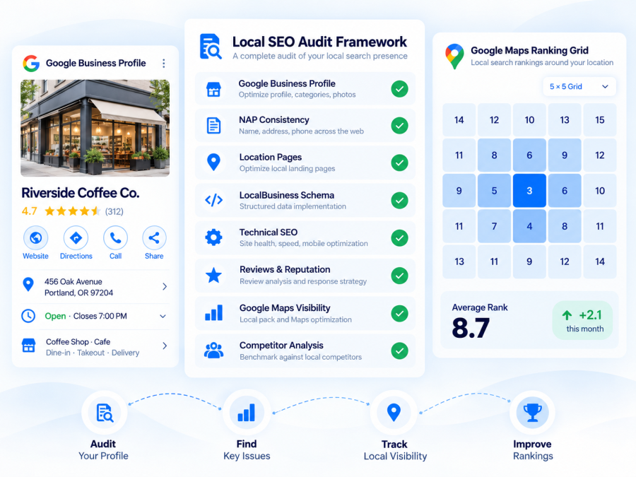 I will audit your local SEO and Google Business Profile