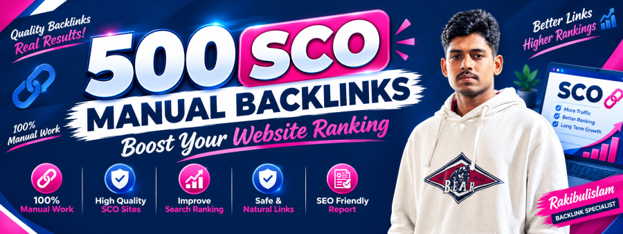 I Will Build 500 Manual SEO Profile Backlinks for Website Ranking