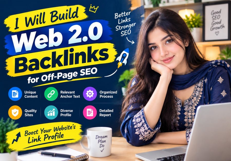 I Will Build 200 Web 2.0 Backlinks for Off-Page SEO