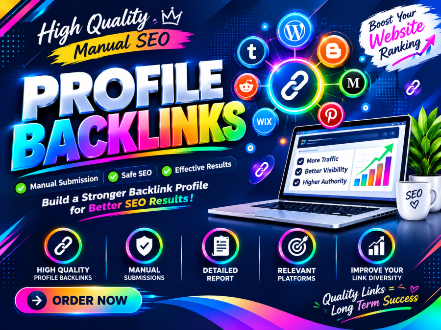 I Will Build 650 High Quality Profile Backlinks for Your Website SEO