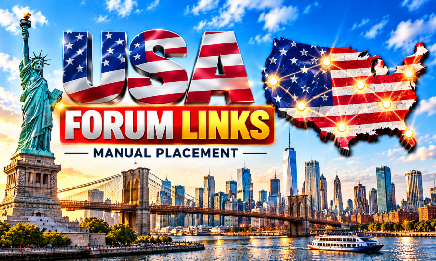 10 USA Forum Backlinks | Manual US SEO Link Building