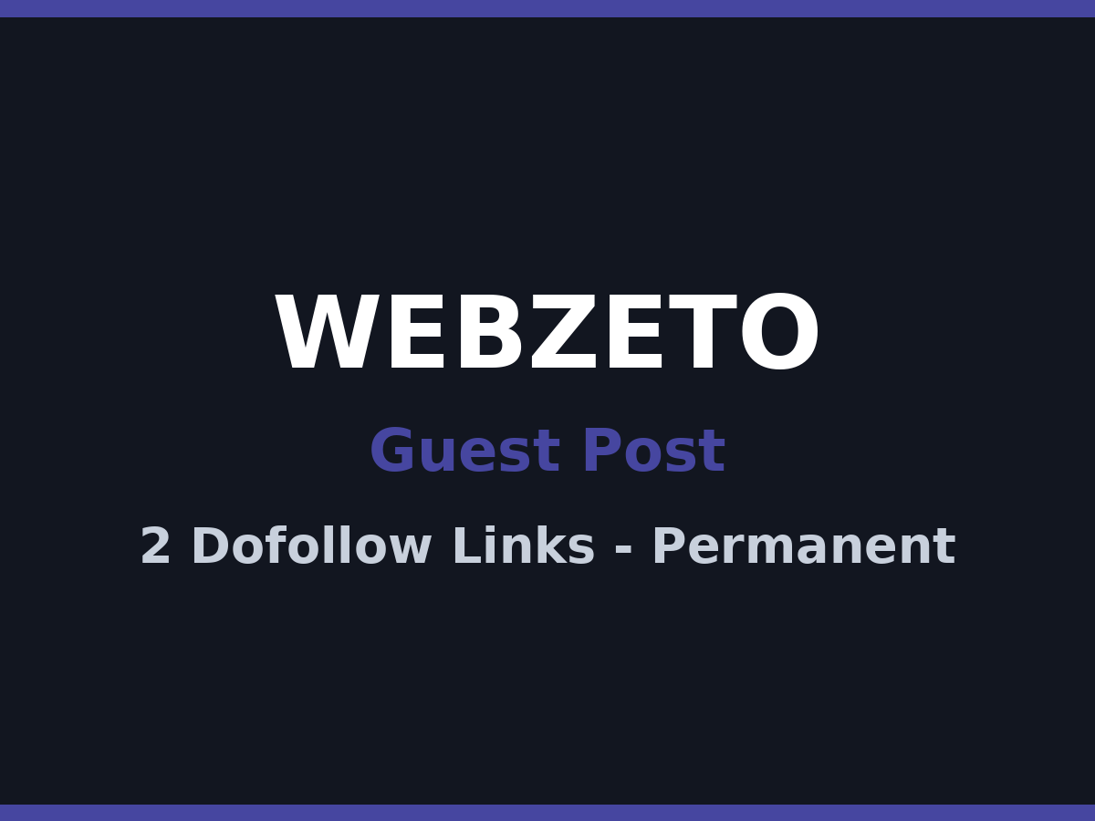 Guest Post on Tech Blog - 2 Dofollow Links, Permanent Post