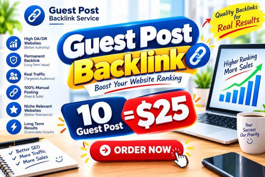 I will publish niche relevant guest posts with quality SEO backlinks
