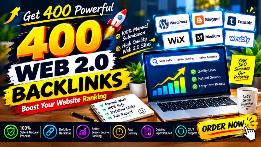 I Will Create 400 Web 2.0 Blog Posts with SEO Backlinks