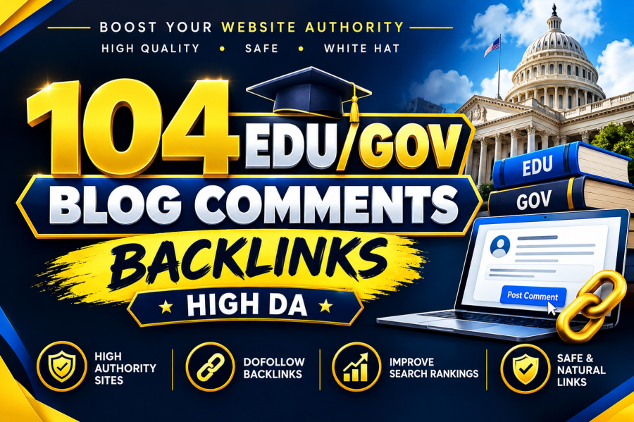 Get 104 High-Authority EDU/GOV Comment Backlinks
