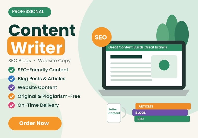 I will write SEO-Friendly Blog Posts, Website Content and Social Media Content for Your Business