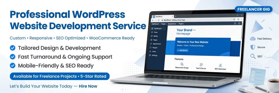 i will build a professional wordpress website for your business 2026