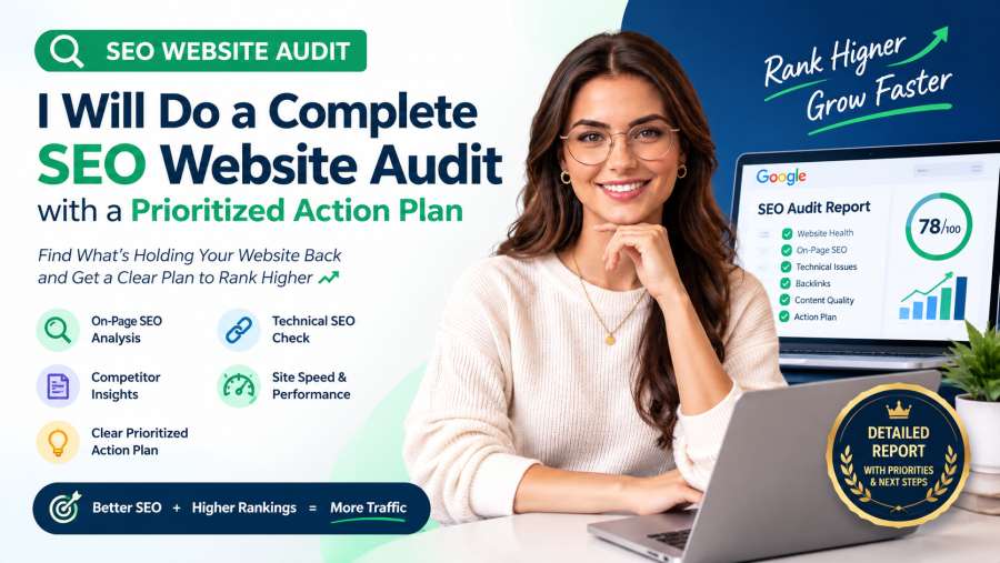 I Will Do a Complete SEO Website Audit with a Prioritized Action Plan