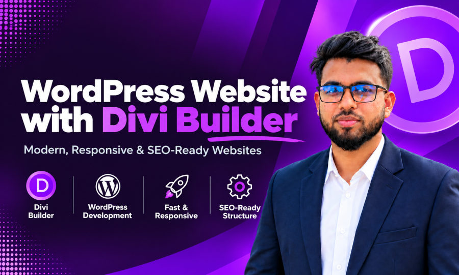 I will design, redesign, or recreate a responsive WordPress website with Divi Builder