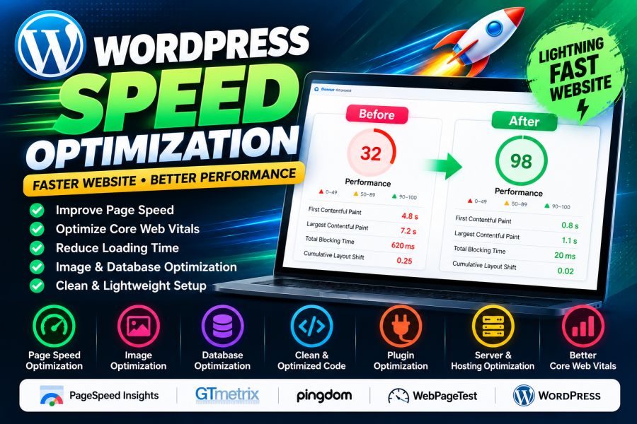 I will optimize WordPress website speed and performance