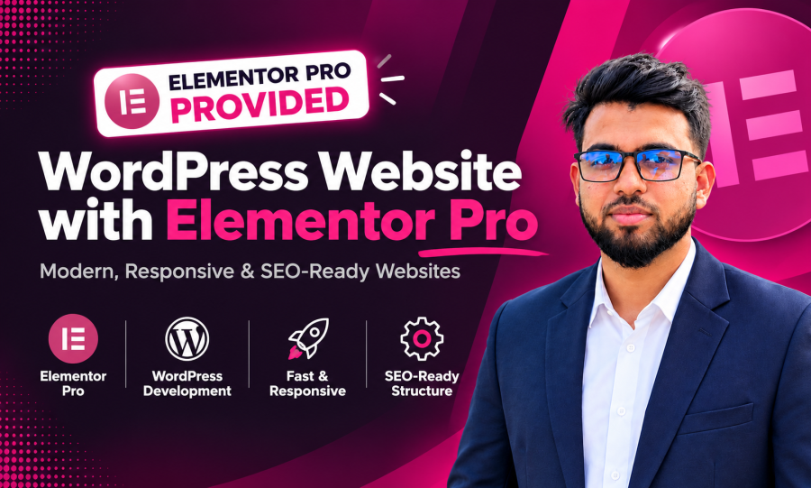 I will design, redesign, clone, or customize a professional WordPress website with Elementor Pro