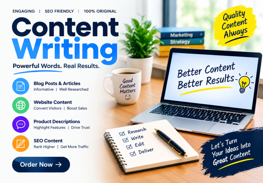 I will write high-quality, engaging, and SEO-friendly content tailored to your needs