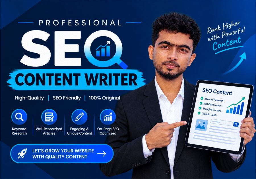 I will write Plagiarism free, SEO-optimized articles and blog posts for your website