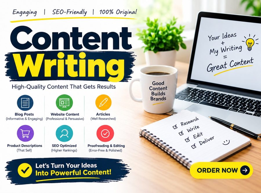 i will write SEO optimized professional content,blogpost,article,social media post for your business