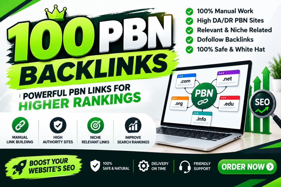 100 PBN Backlinks for SEO | High Authority Link Building Service