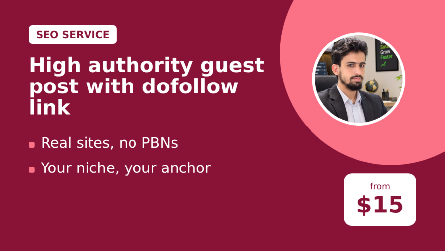I will publish a dofollow guest post on a DR 70+ business website