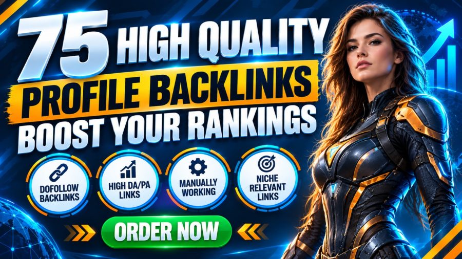 Supercharge Your SEO Rankings with 75 High Authority Profile Backlinks