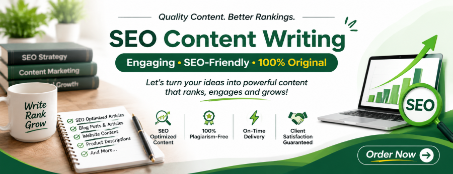 SEO Content Writer | High-Quality AI-Assisted Articles, Engaging Blog Posts & Website Content