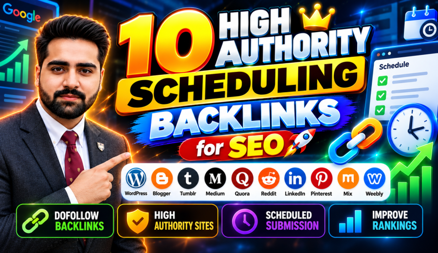 I Will Create 10 High Authority Scheduling Backlinks for SEO