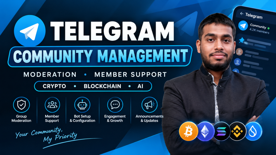 Expert Telegram Community Manager & Moderator