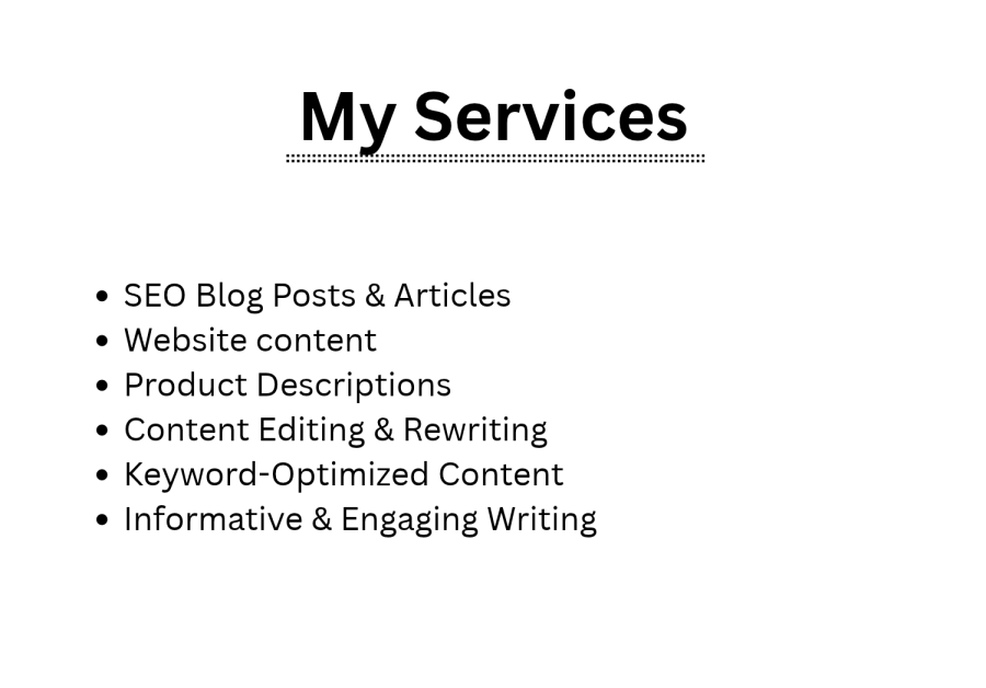 I Will Write a 1000 to 2000 Words Unique and SEO Optimized Article for You in Any Subject Matter