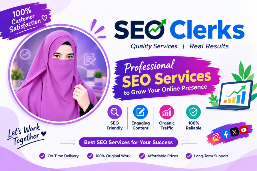 I Will serve Professional SEO Services.