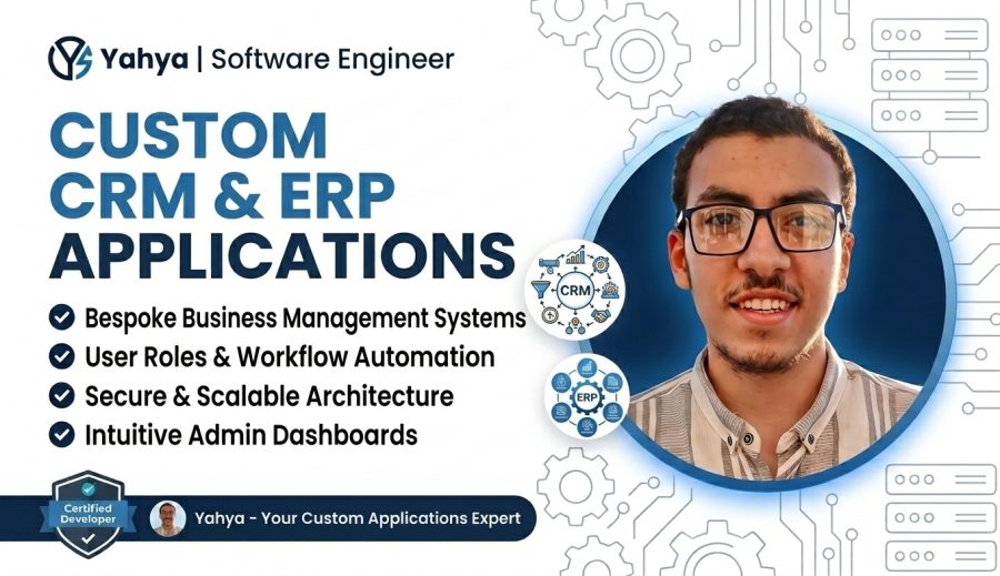 Build Custom CRM ERP And Modern Web Applications