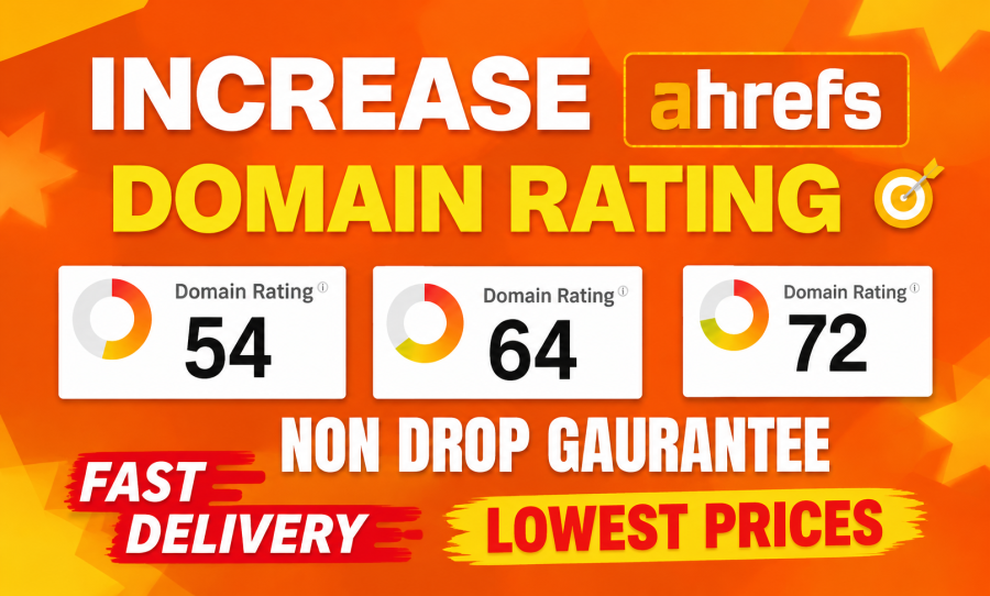 I Will Increase Your Website Ahrefs DR 50+ Domain Rating Using SEO Backlinks Guaranteed