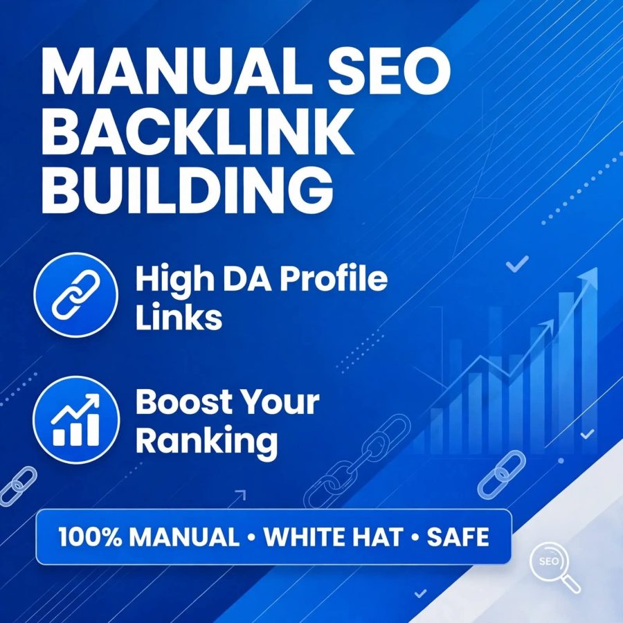 I will do manual SEO backlink building for your website