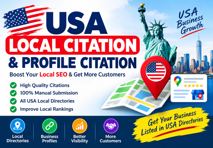 I Will Build High Quality USA Local Citations and Business Profile Listings for Local SEO